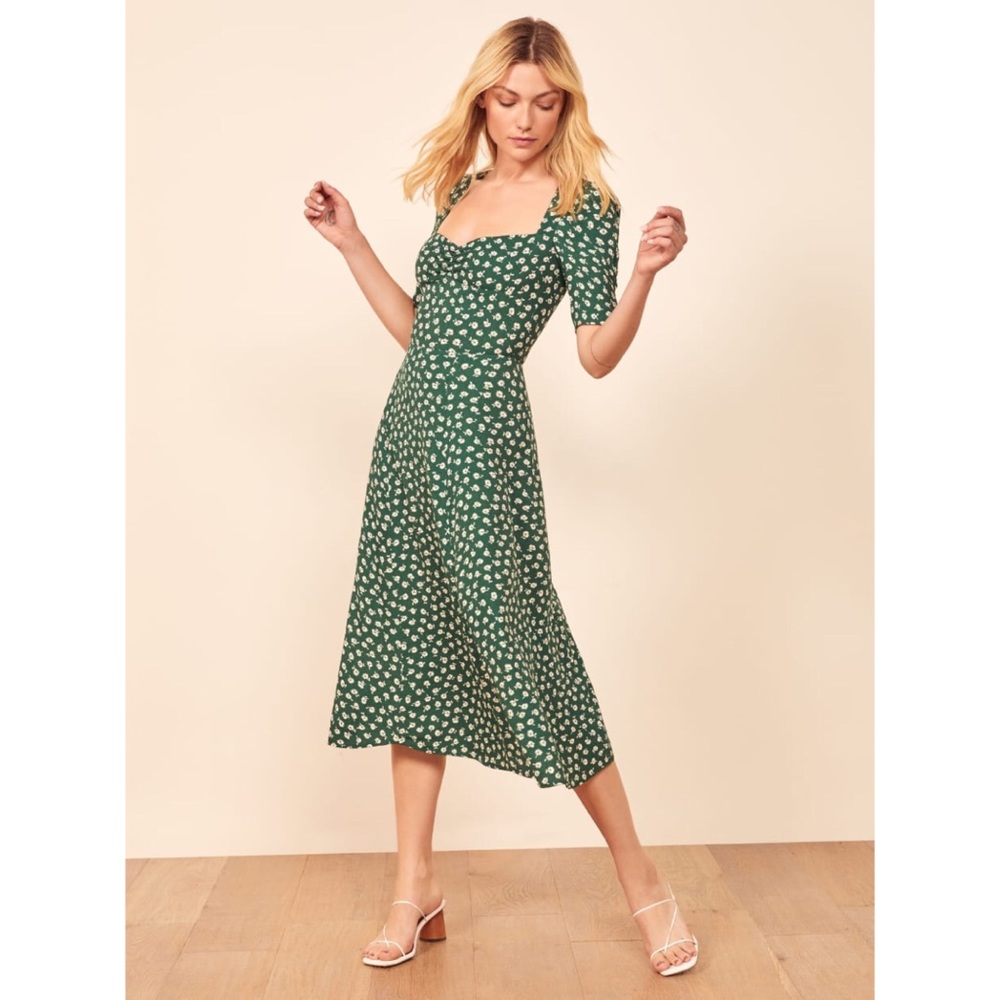 REFORMATION MATIN FLORAL DRESS